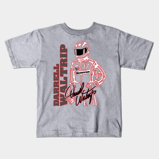 #17 Waltrip Fan Driver Kids T-Shirt by Lifeline/BoneheadZ Apparel